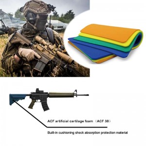 Military Tactical Rifle Guns Slip-On Buttstock Recoil Pad Buffering Materials（ACF）