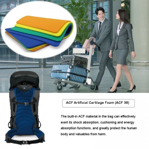Comfort PU Cushion Materials Travel Luggage Insert Impact Protection Pad（ACF）